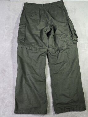 Boy Scouts of America Relaxed  32x30.5 Green Convertible Cargo Uniform Pants